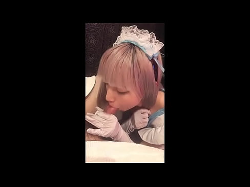 ❤️ Japanese Idol [mayuka], Franse diensmeisie kostuum, deel 1, blowjob en ruk af met lotion ❌  Seks by ons ﹏